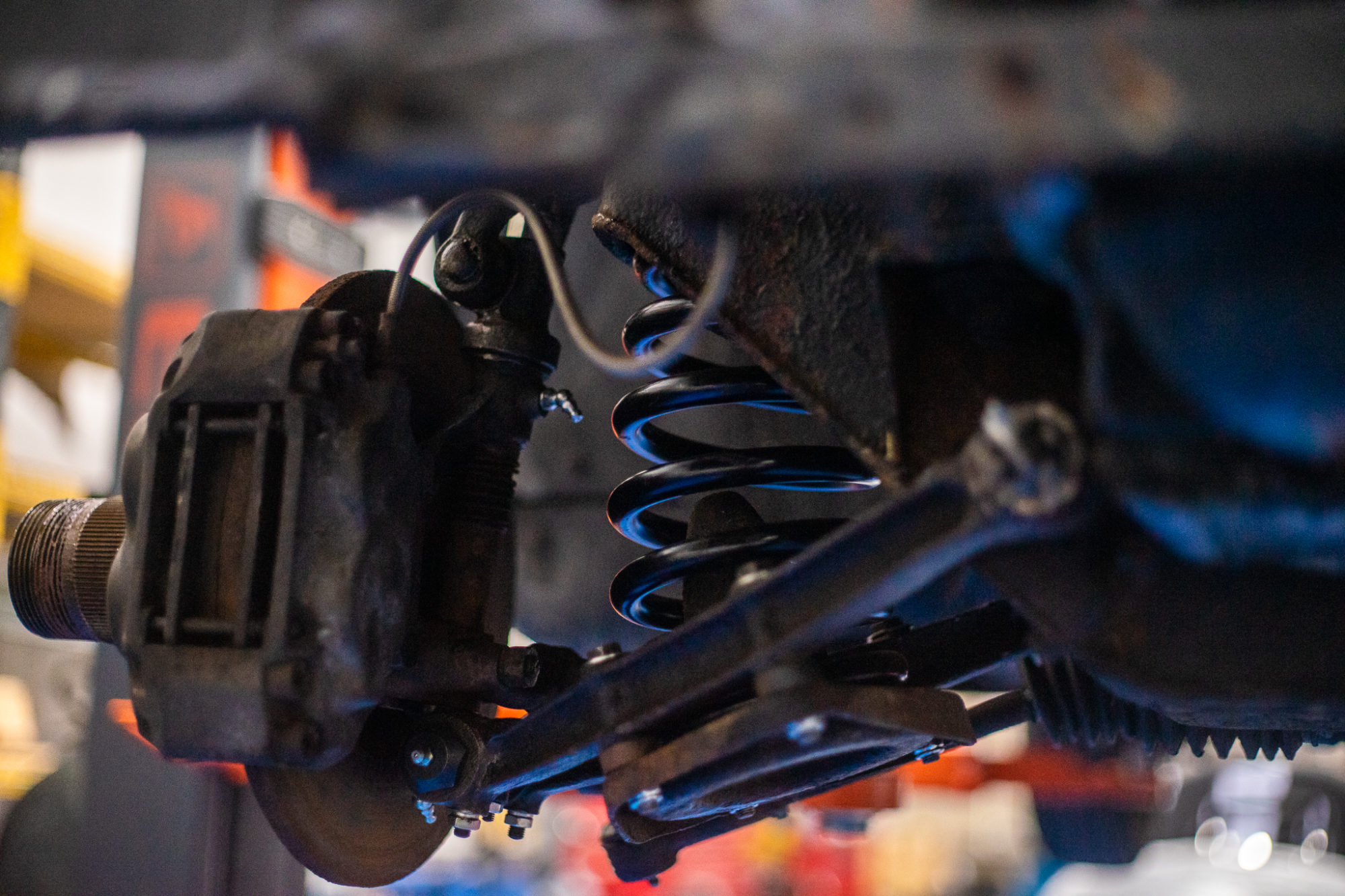 Silver jensen front suspension 1 1