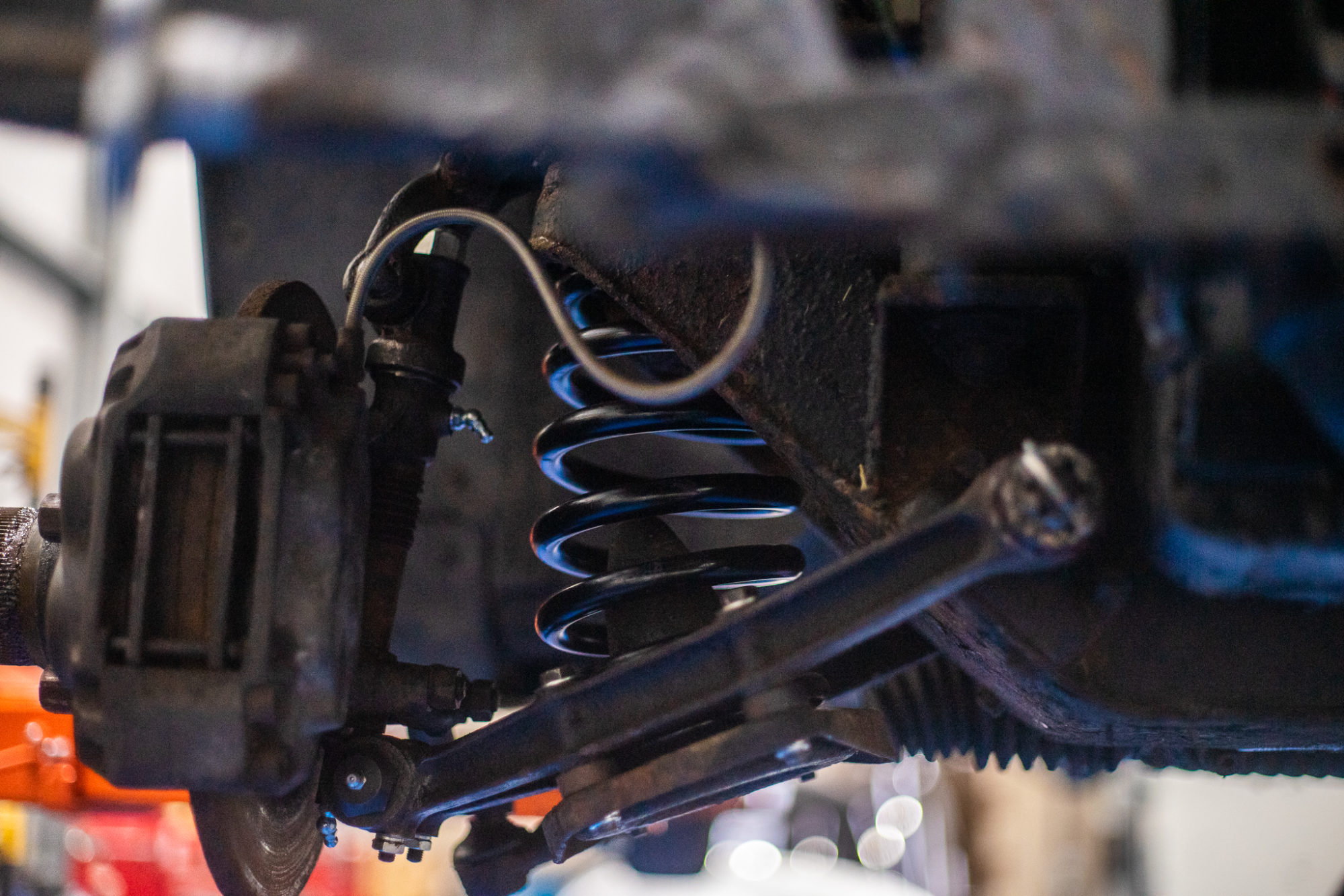 Silver jensen front suspension 2 1