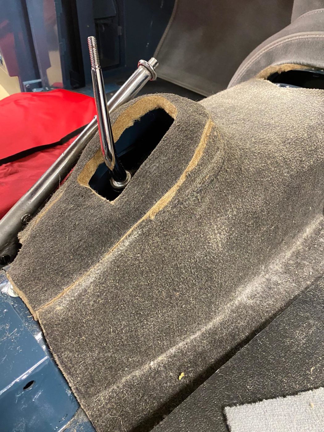 jaguar XK150 carpet process 27 1