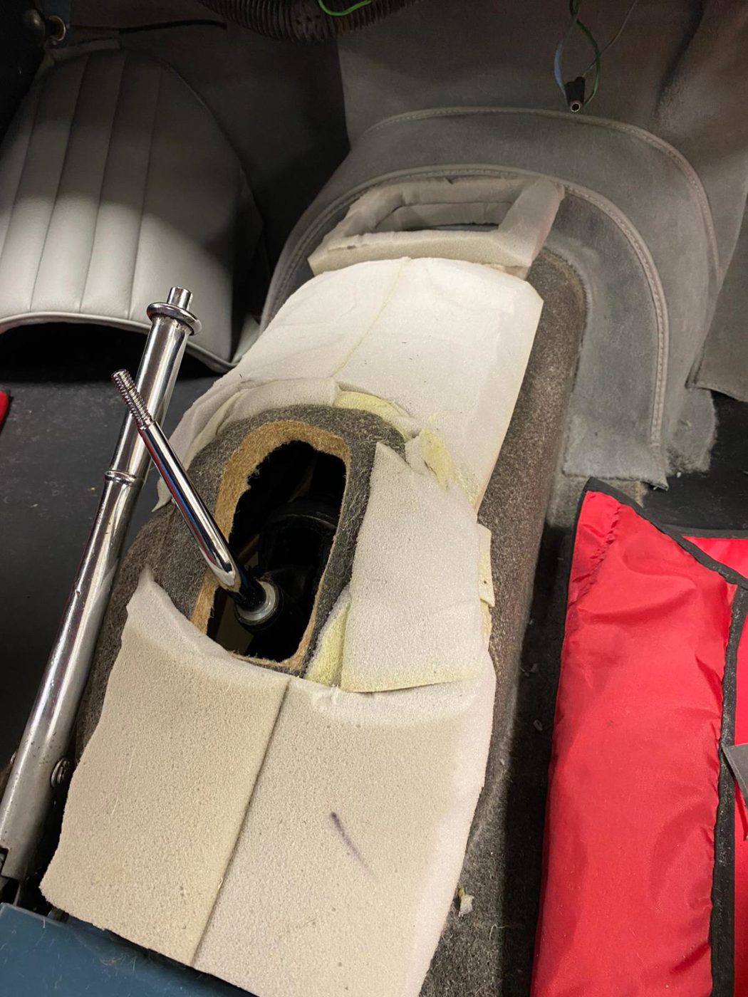 jaguar XK150 carpet process 30 1