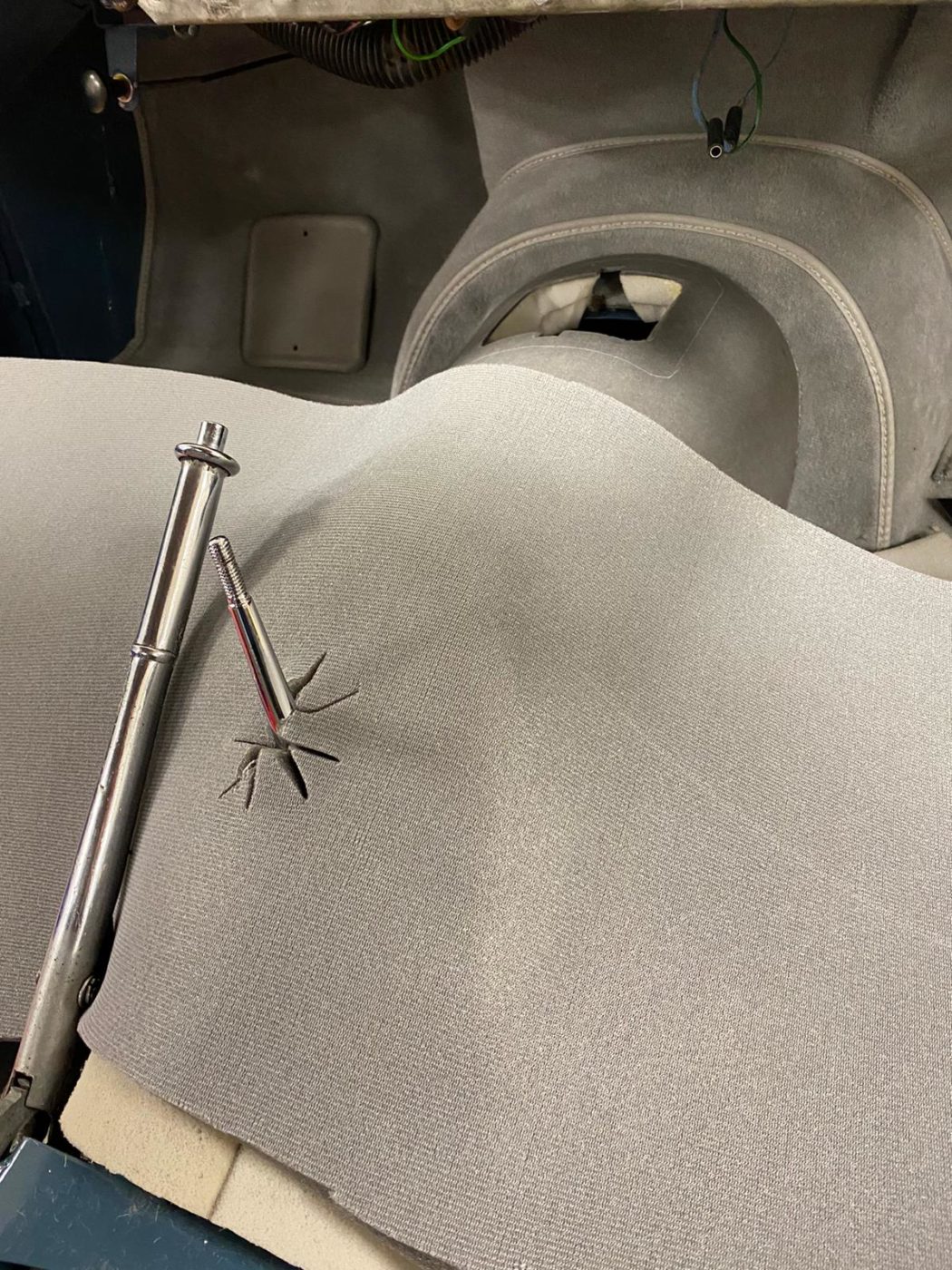 jaguar XK150 carpet process 43 1