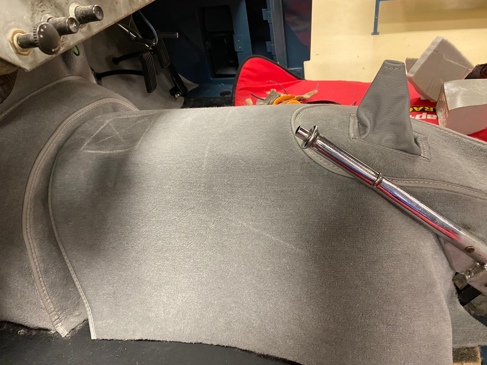 jaguar XK150 carpet process 44 1