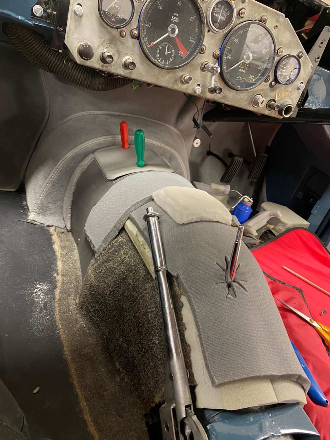 jaguar XK150 carpet process 54 1