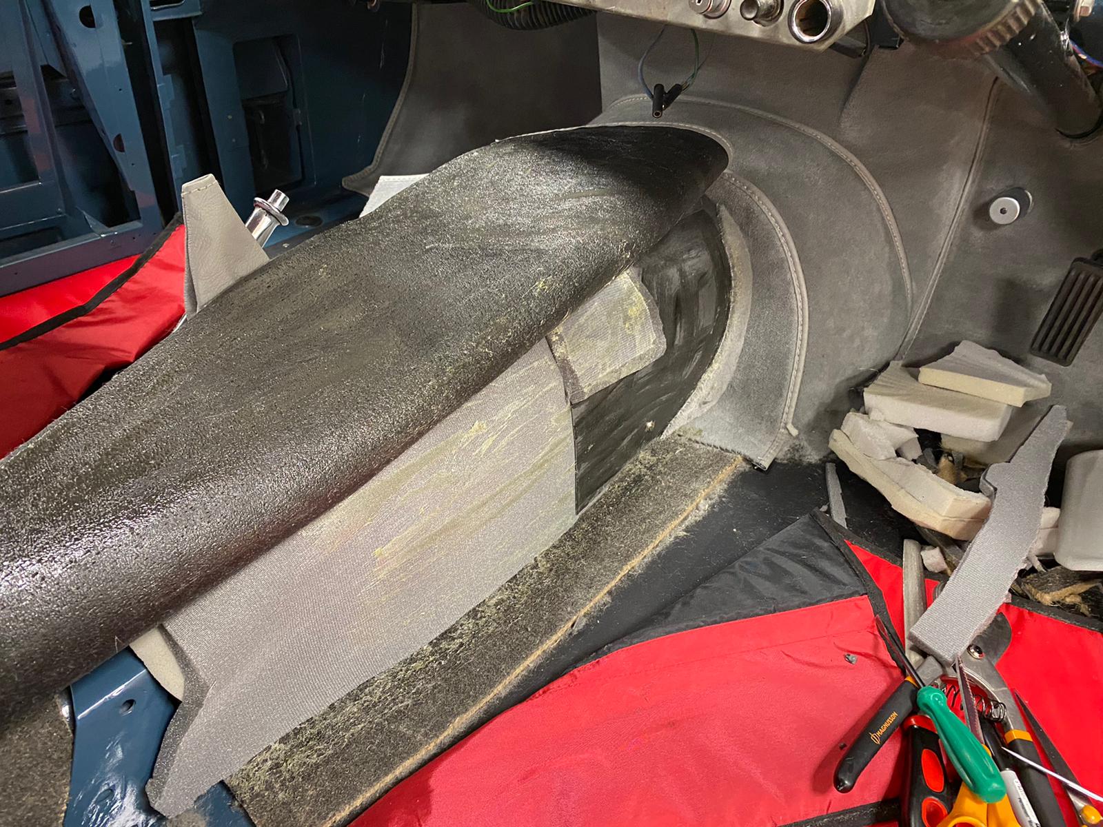 jaguar XK150 carpet process 56 1