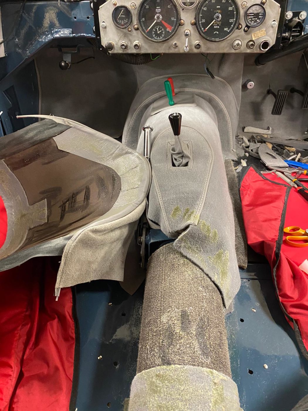 jaguar XK150 carpet process 63 1