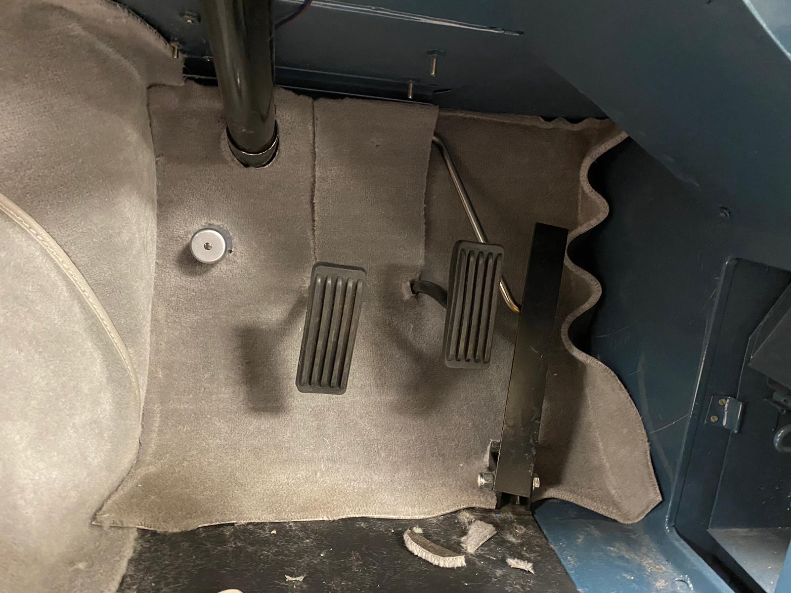 jaguar XK150 carpet process 8 1