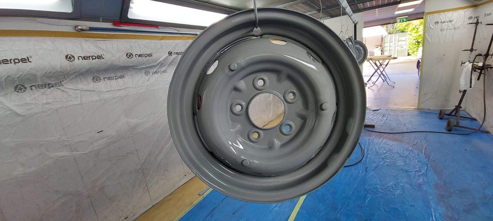 peony red wheels painted 9 1