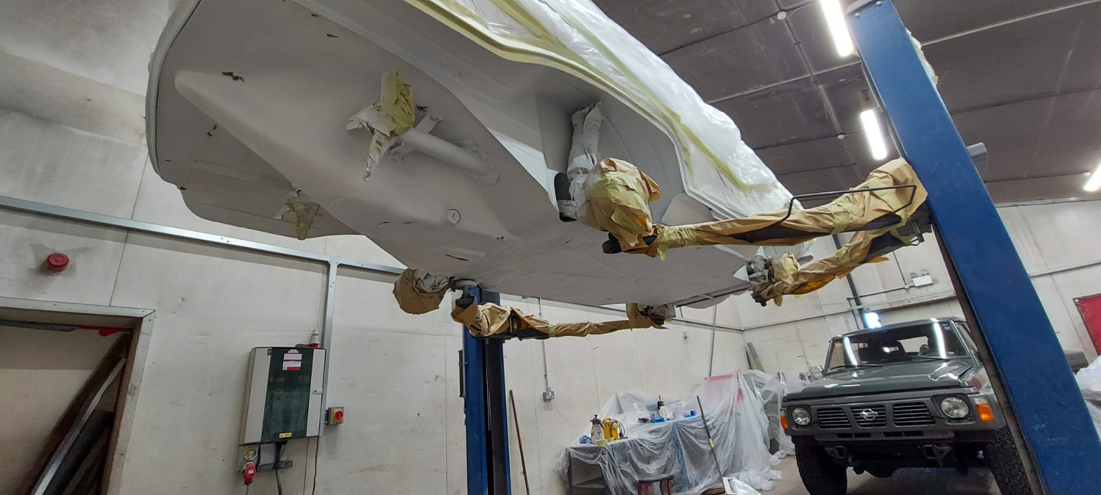 01042021 Amphicar unerside rubbed down and painted 7 1