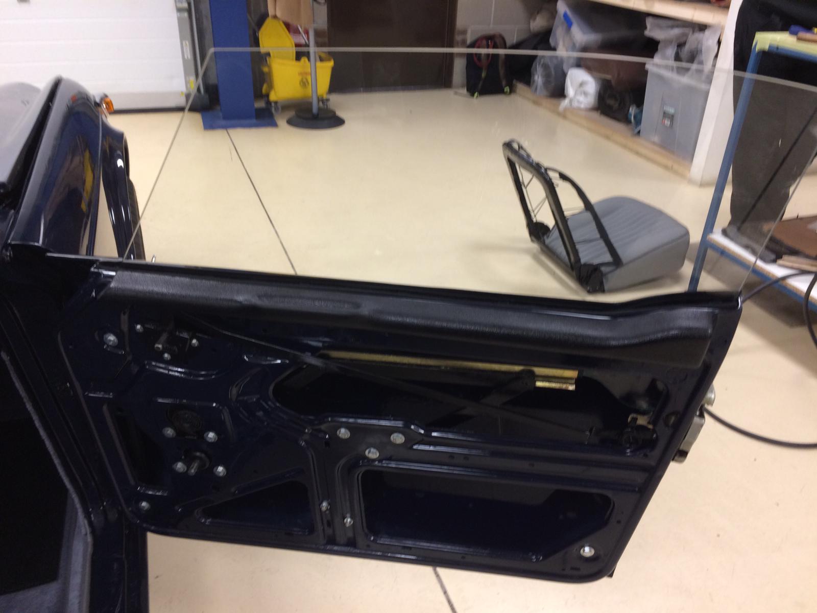 02 03 2021 Triumph TR5 dave door crash pad fitted 3 1