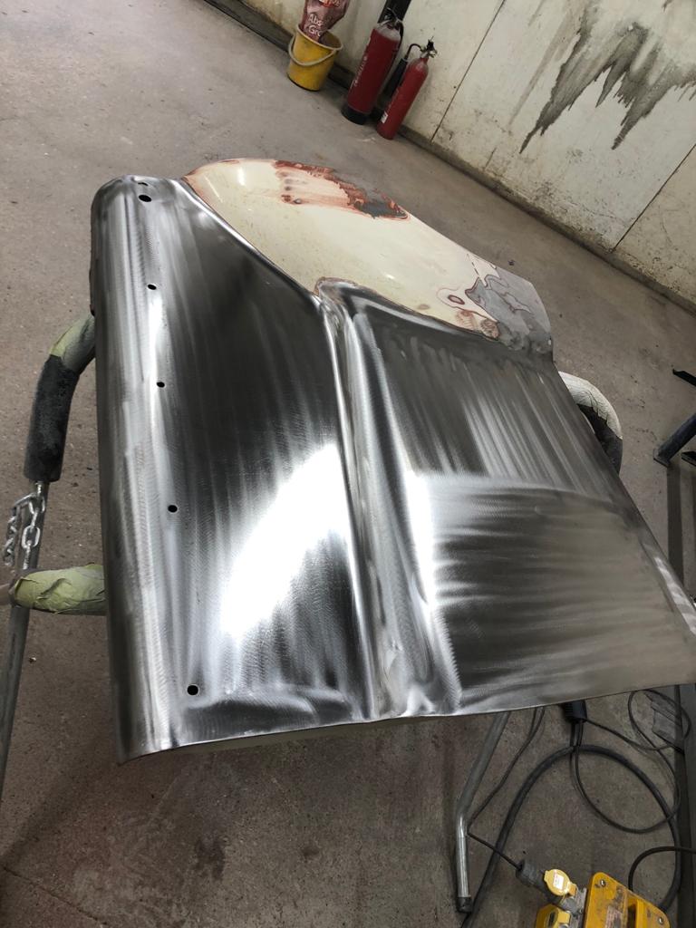 04032021 Jaguar MKVII rust correction on doors and door arches 8 1