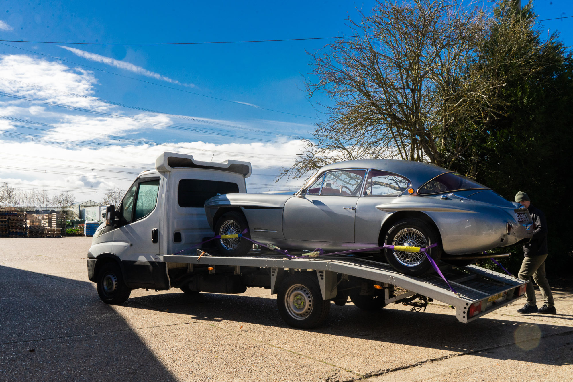 12 03 2021 1959 Silver Jensen leaving 3