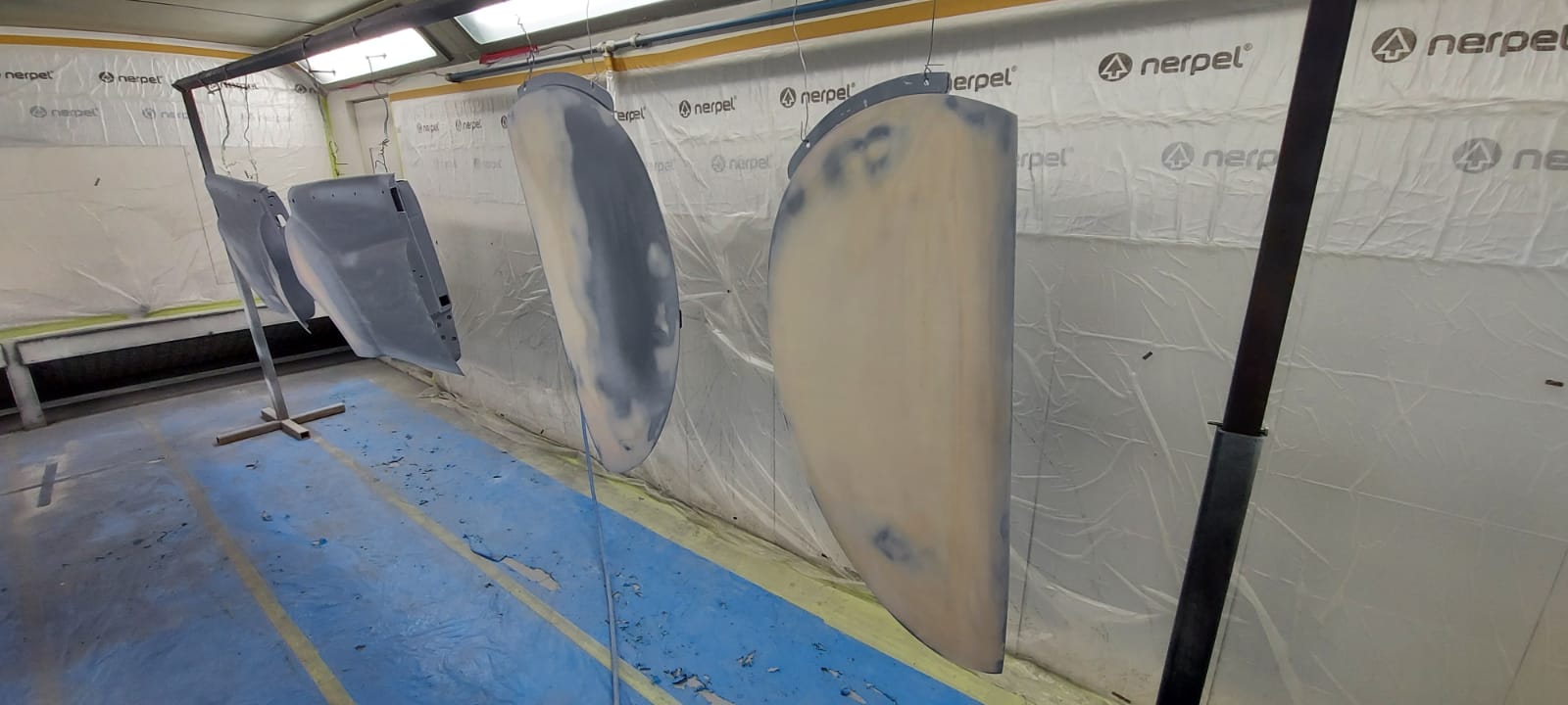 16 03 2021 Mk7 Jaguar doors prep and ready for primer and primed 4 1