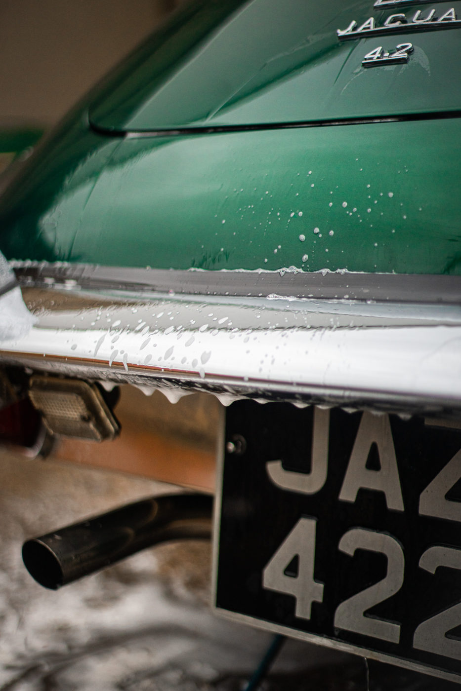 17.03.2021 1970 Green Jaguar E Type Series 2 4.2 Colin Auto Valet 03 1