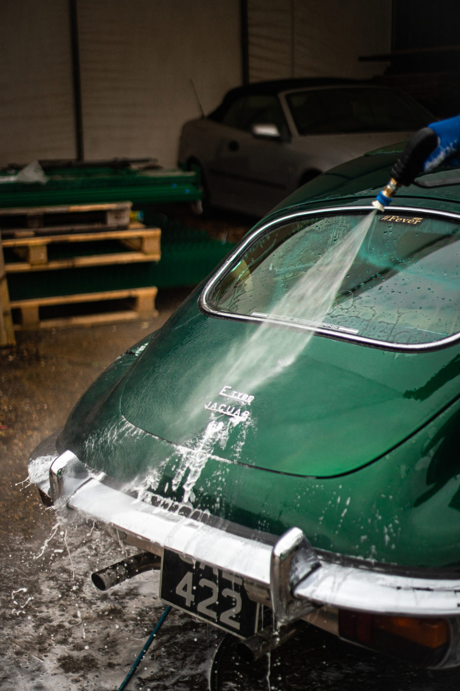 17.03.2021 1970 Green Jaguar E Type Series 2 4.2 Colin Auto Valet 08 1