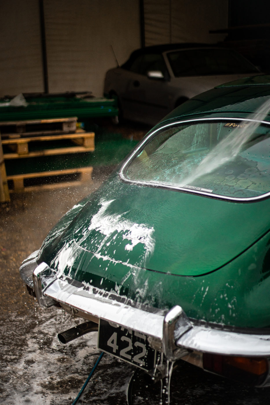 17.03.2021 1970 Green Jaguar E Type Series 2 4.2 Colin Auto Valet 10 1