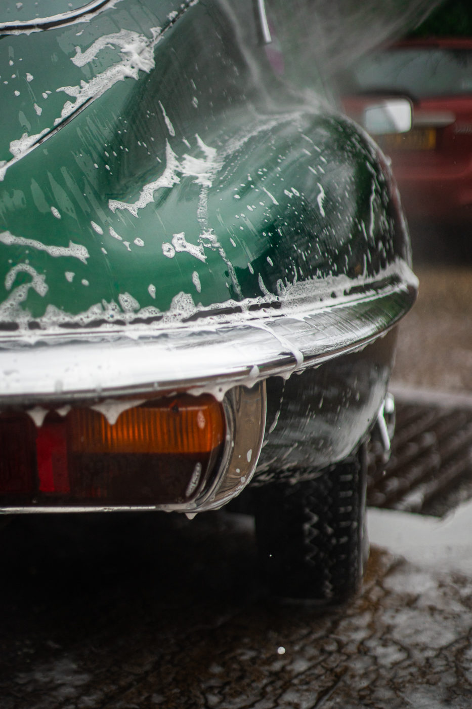 17.03.2021 1970 Green Jaguar E Type Series 2 4.2 Colin Auto Valet 16 1
