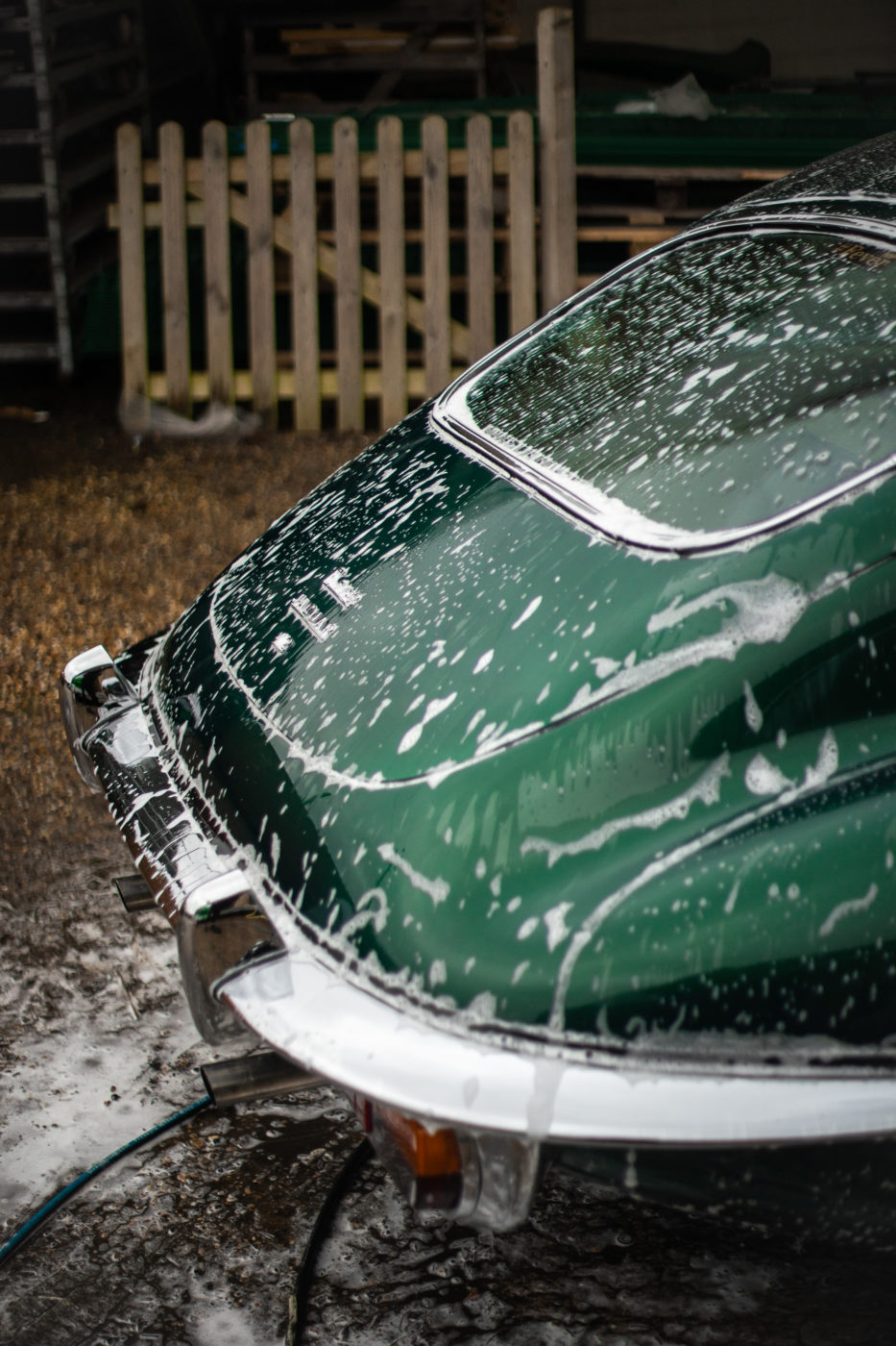 17.03.2021 1970 Green Jaguar E Type Series 2 4.2 Colin Auto Valet 18 1