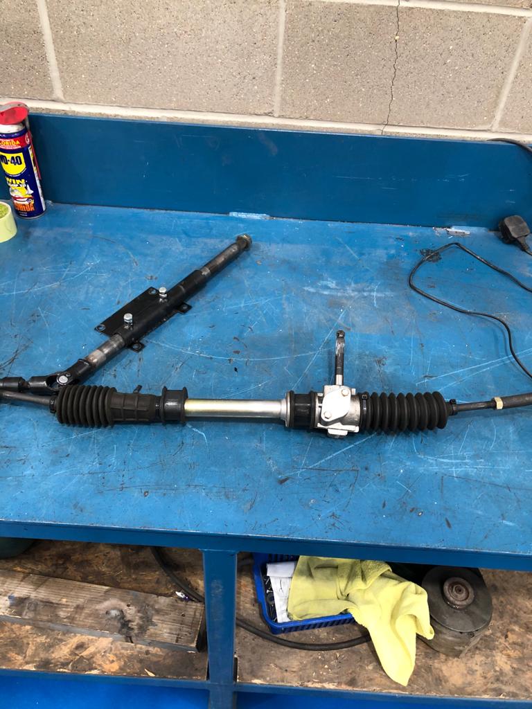 23032021 Fiat 500 Abarth steering column bodge 4 1