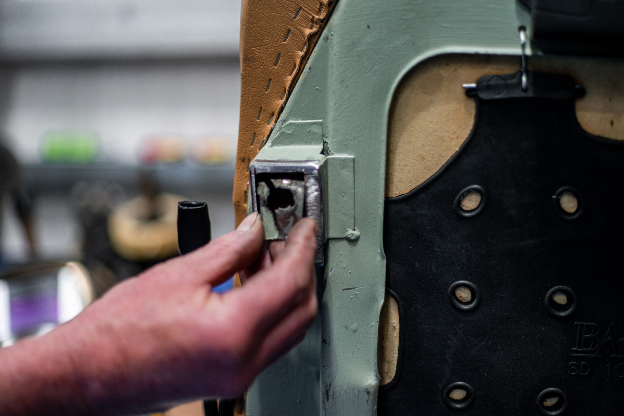 26032021 Green Etype seat repair 4 1