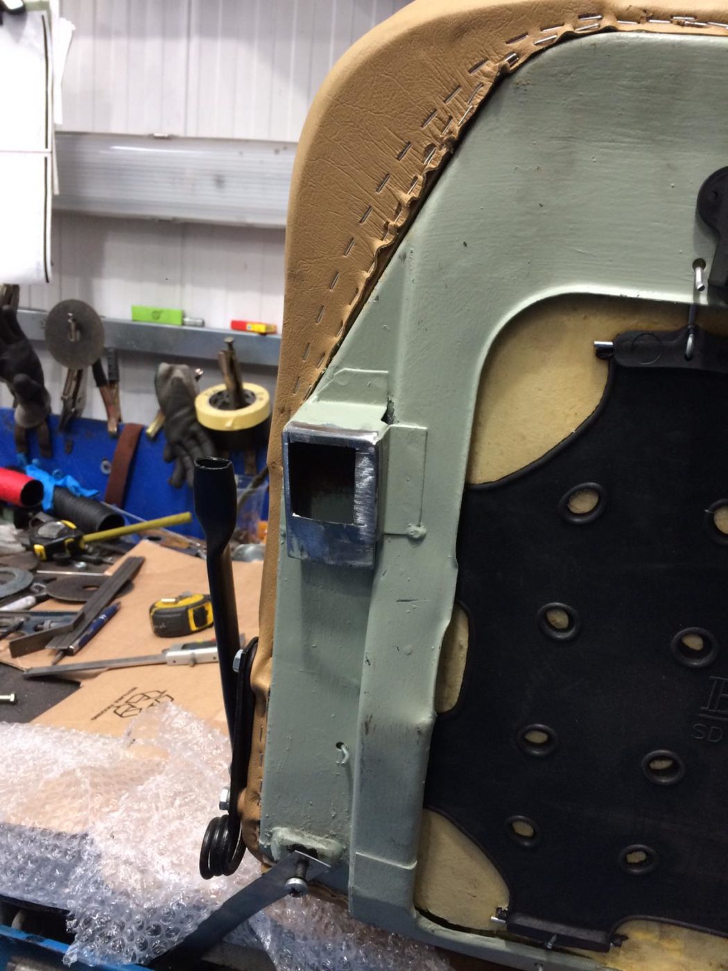26052021 Green Etype seat repair 1 1
