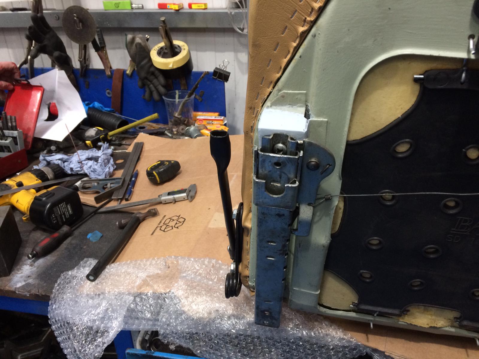 26052021 Green Etype seat repair 6 1