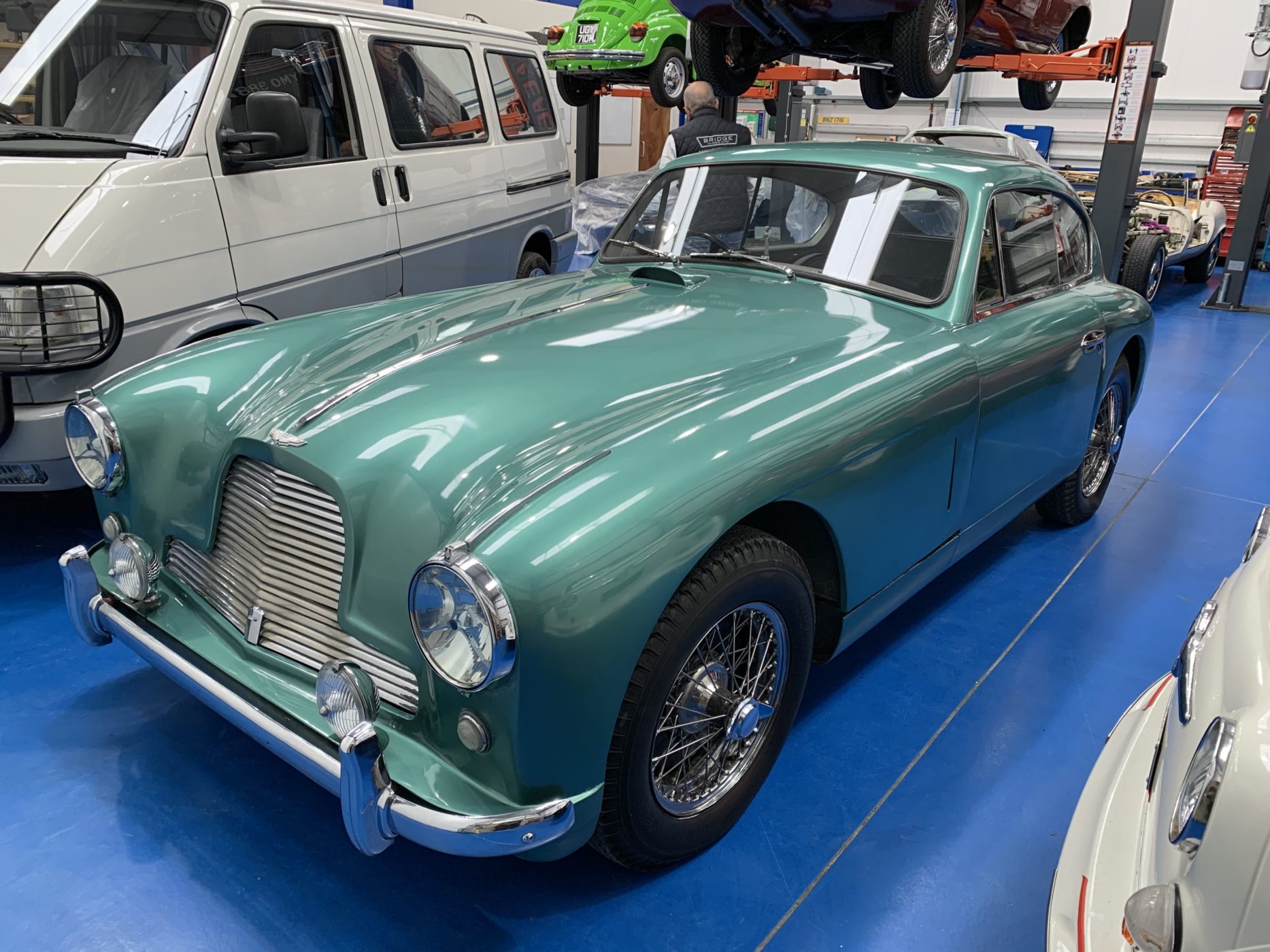 270321 1955 Aston Martin DB24 Arrived 4 1
