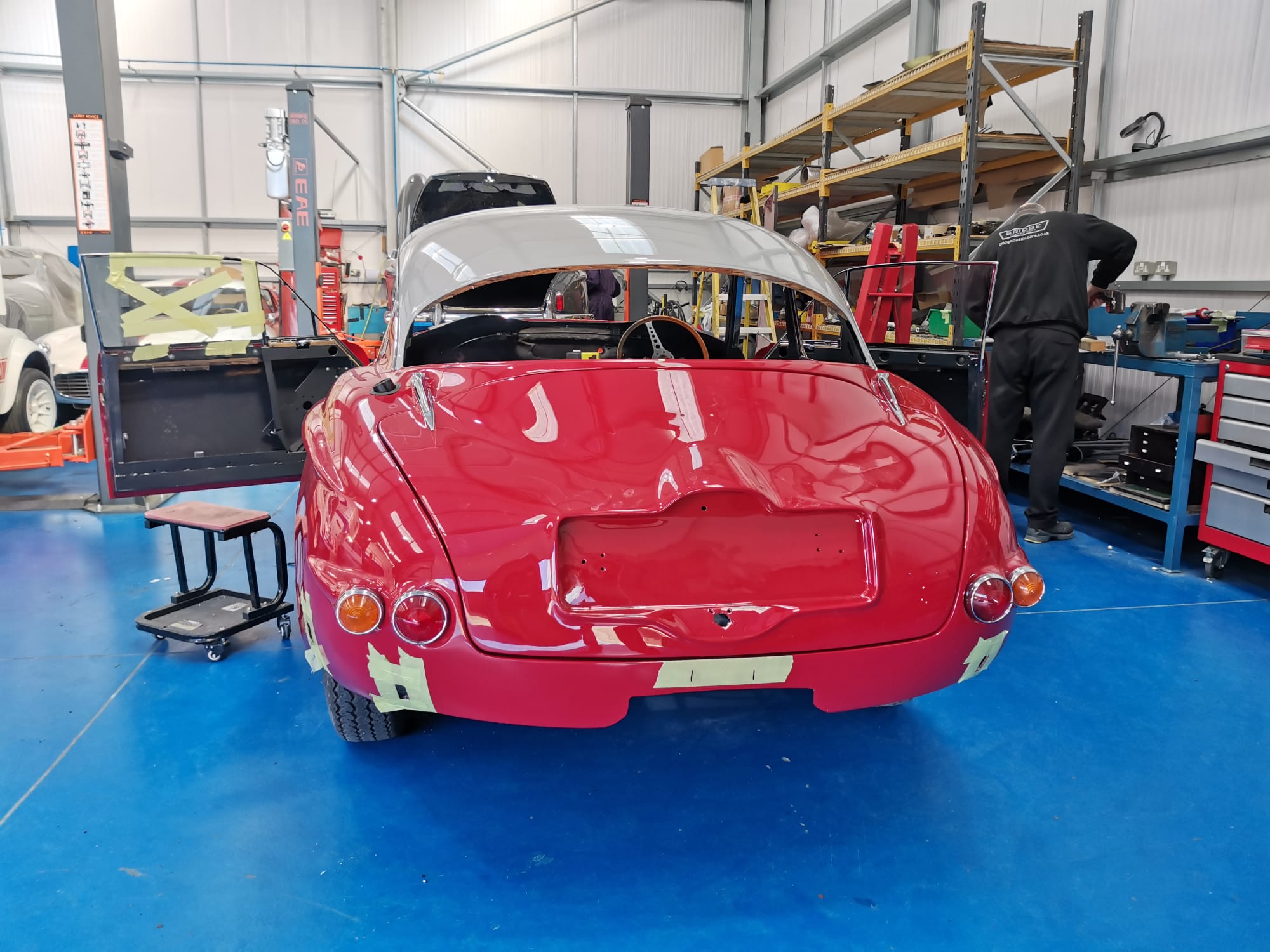 29032021 1960 Peony Red Jensen boot assembly 11 1