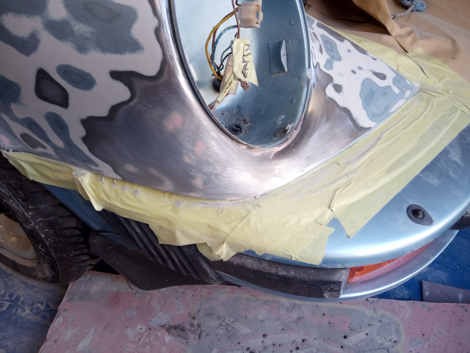 31.03.2021 911 Porsche paint work 28 2