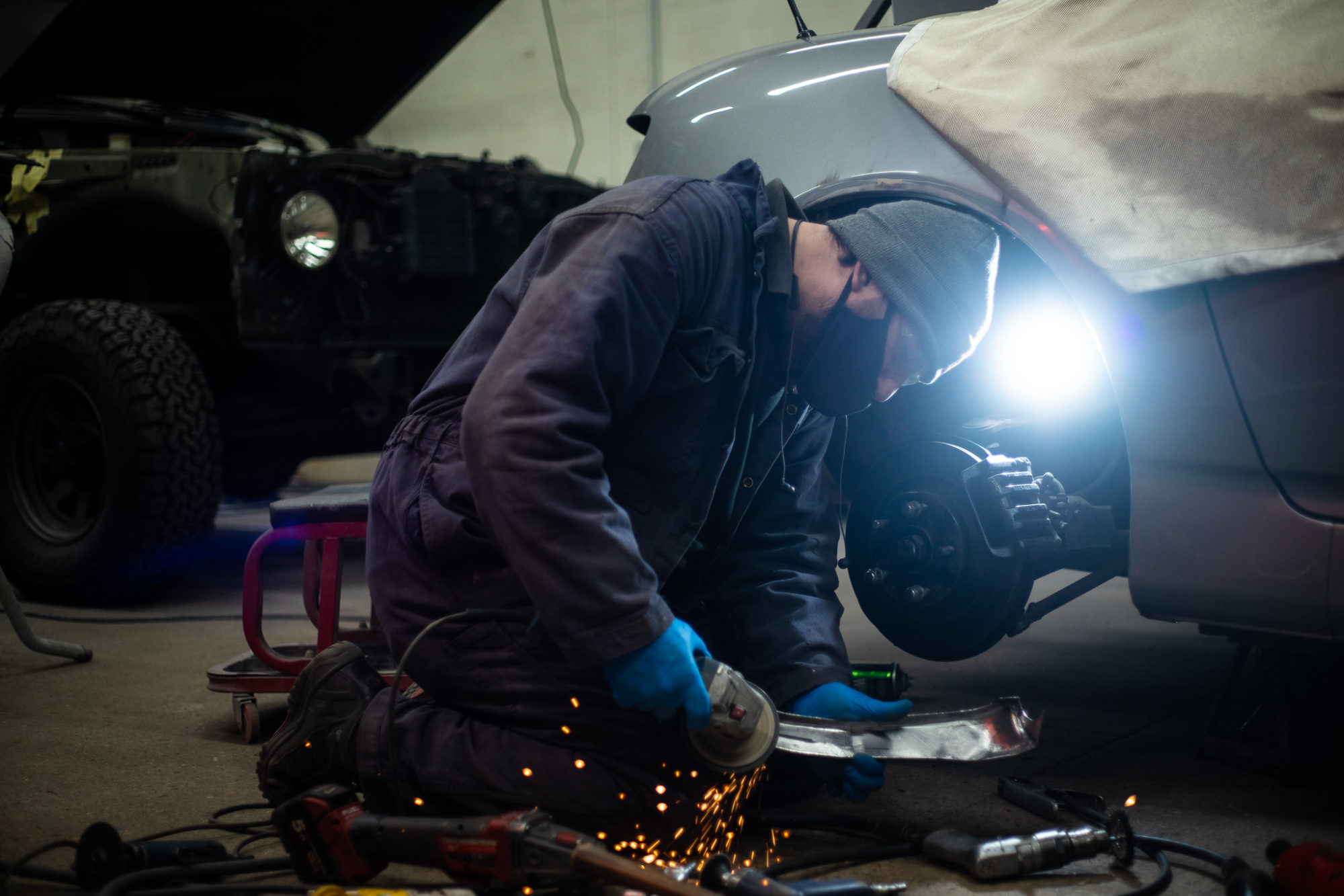 06.04.2021 Honda S2000 wheel arch repair 2 2