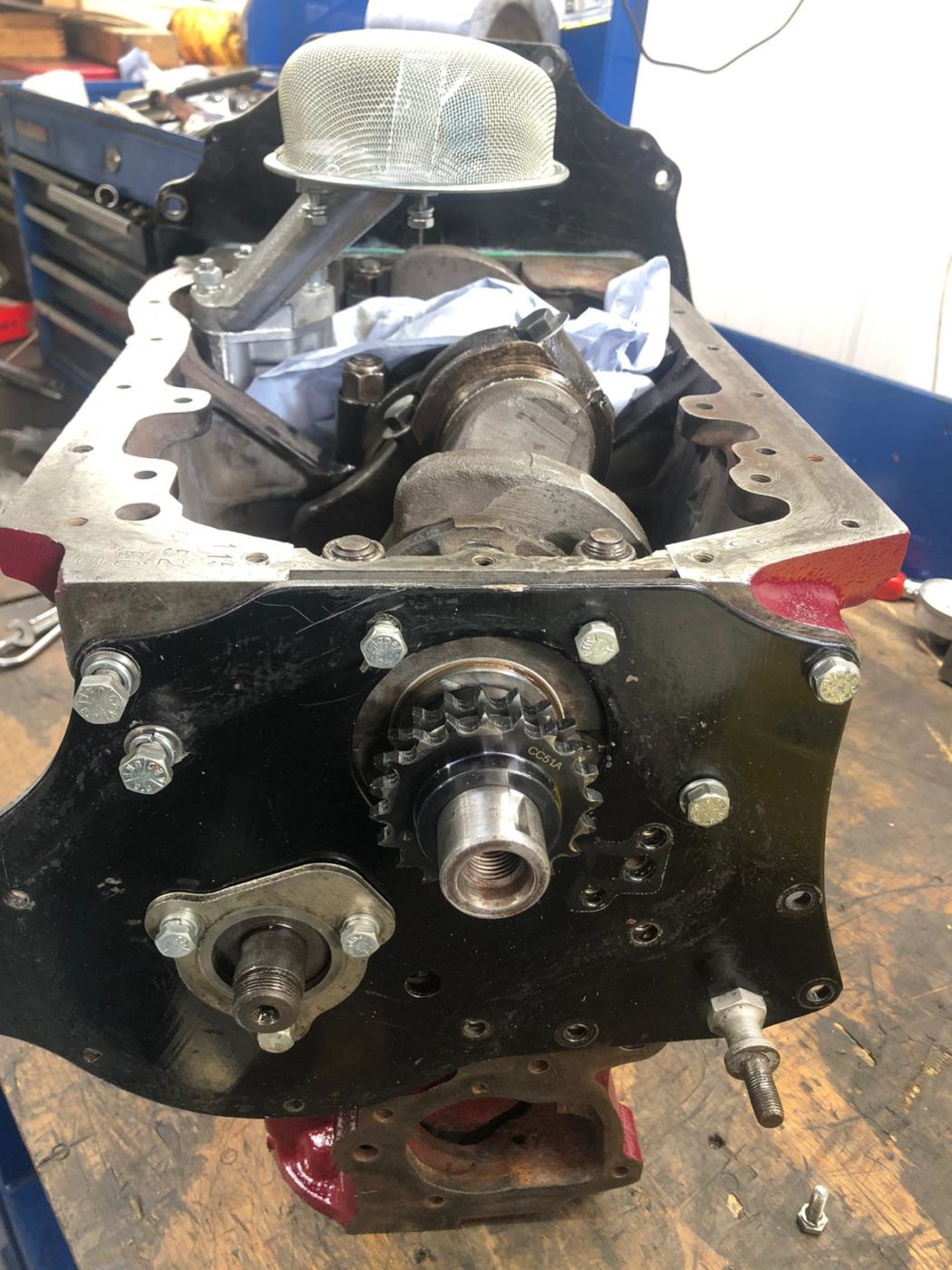 MGA Engine rebuild Bridge Classic Cars