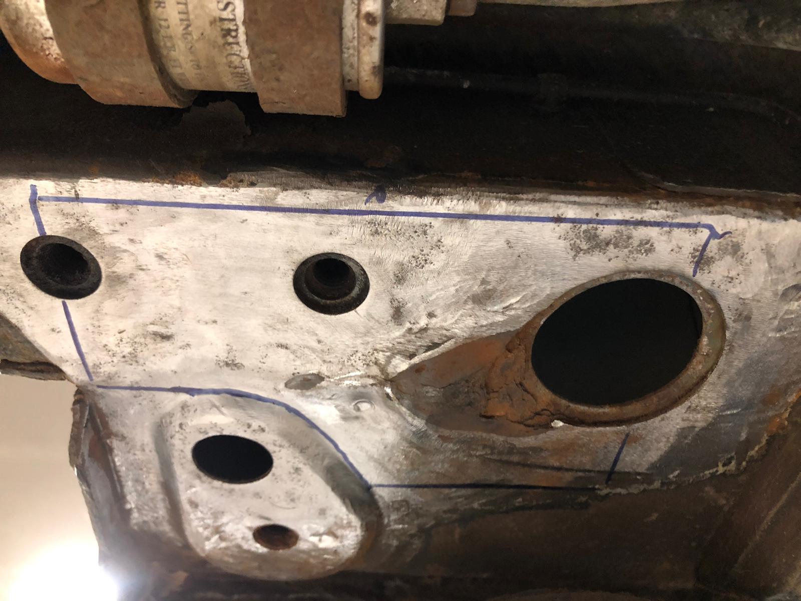 05052021 Jaguar XK8 rust repair 6 2 1