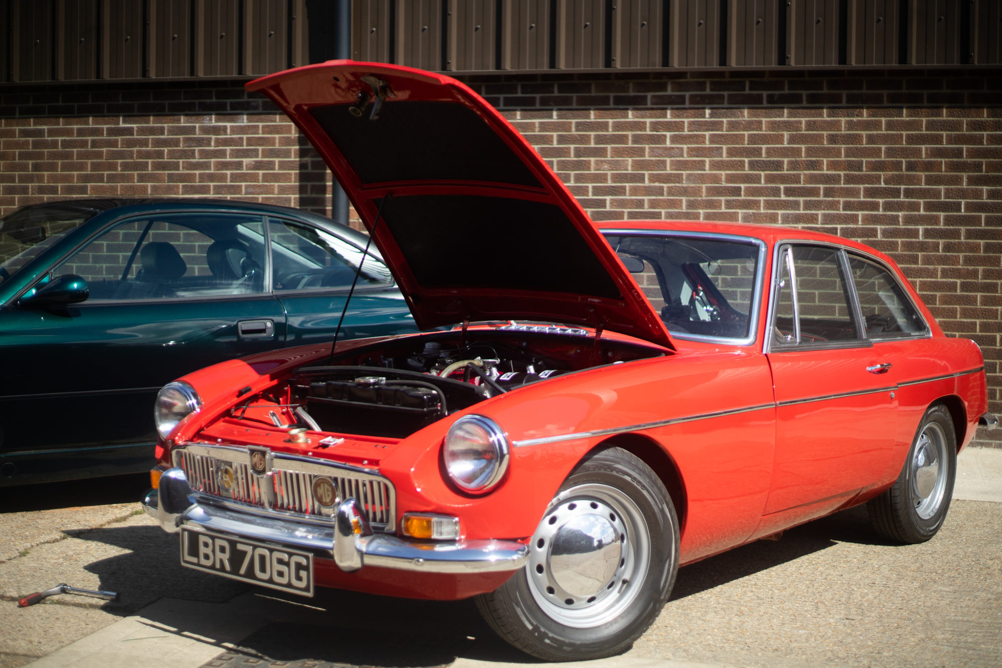 05052021 Red MGB GT brake issues 1