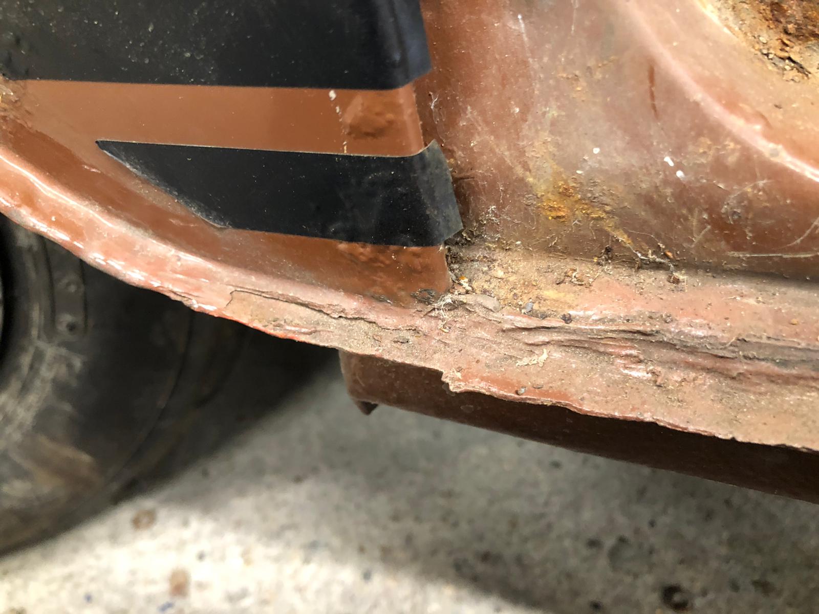 13052021 1275 GT brown mini sill repair 12