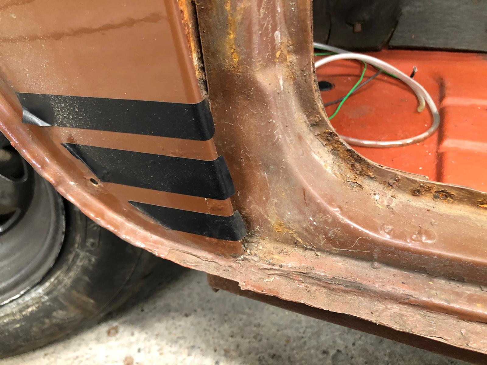 13052021 1275 GT brown mini sill repair 13