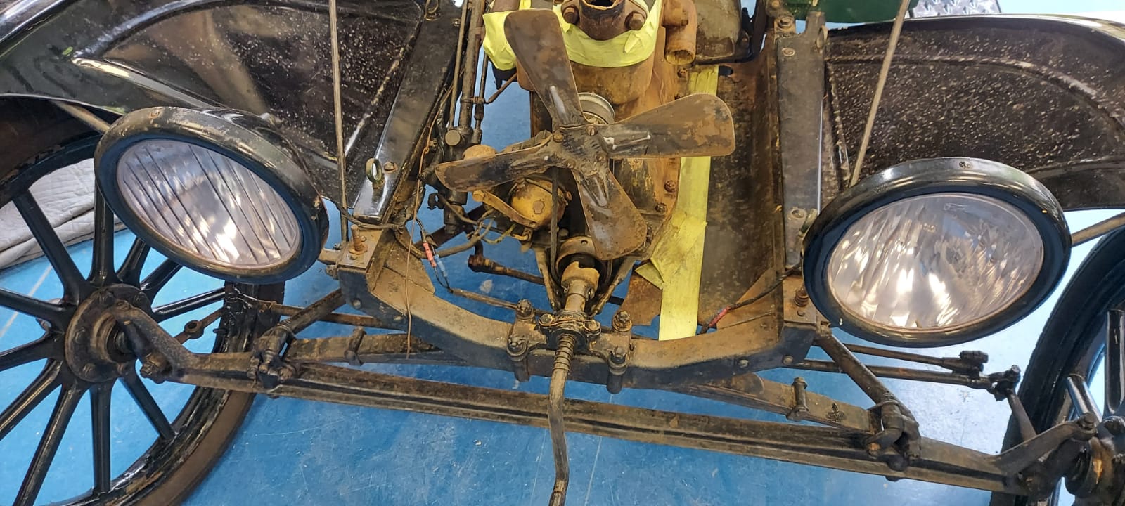 14052021 Ford Model T engine painted 2 1
