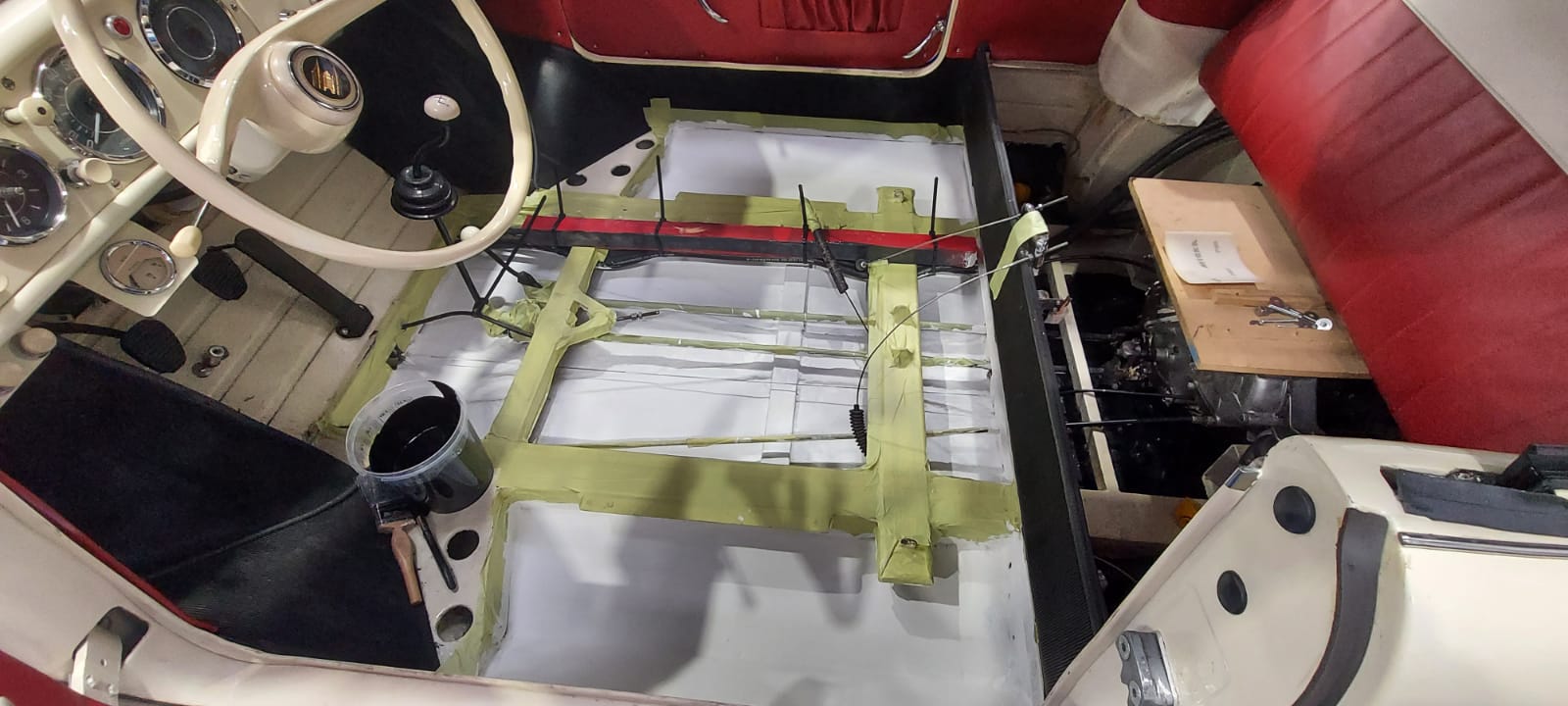 28052021 Amphicar floor painted 7 1