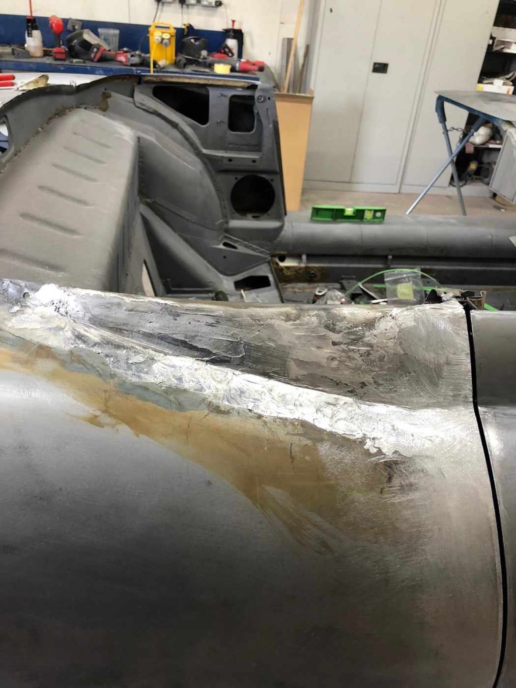 02062021 White Etype Jaguar lead and hole detection 8 1