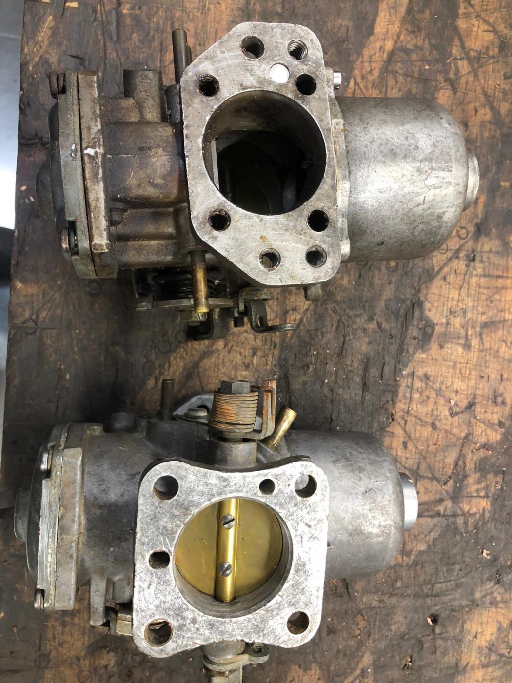 04062021 MGB V8 stripping carbs down inspect clean and put back together 6 1