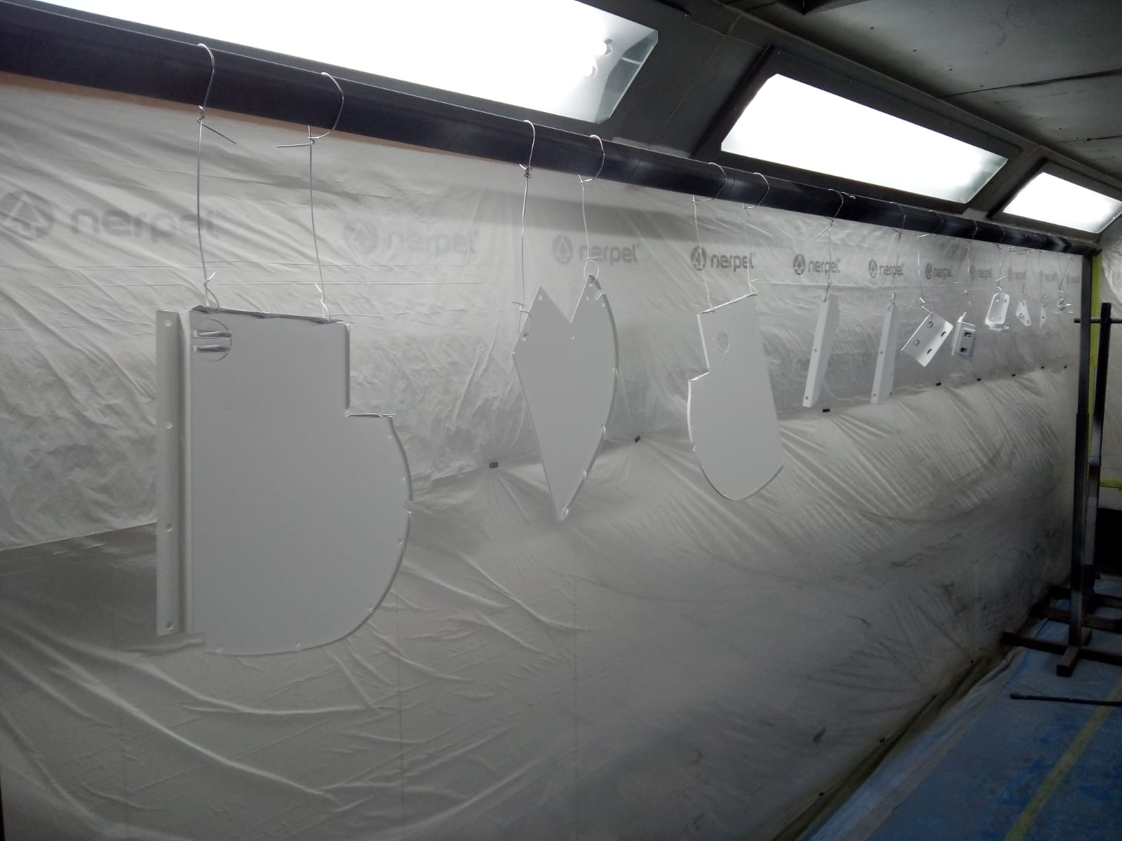 14062021 White Jag e type bonnet stripped down and in epoxy primer 2