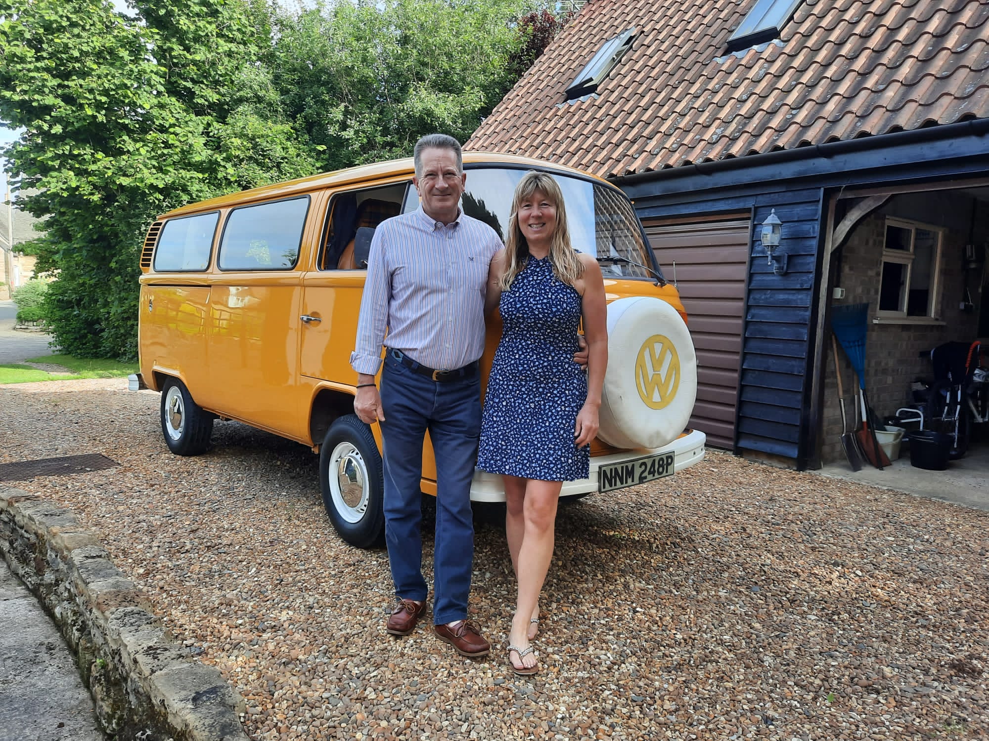 140721 Peter Atchison winner of VW T2 Camper 3