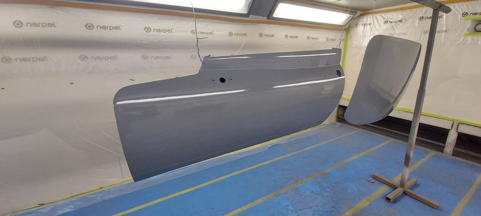 16062021 White etype panels for the e type in bare metal ready for epoxy primer and bit in epoxy primer 11 1