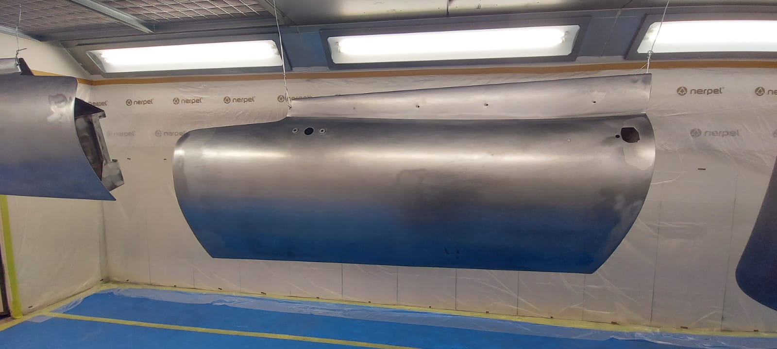 16062021 White etype panels for the e type in bare metal ready for epoxy primer and bit in epoxy primer 15 1