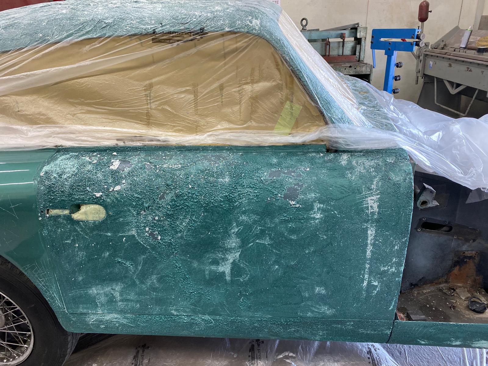17062021 Aston Martin DB2 stripping paint off 10 1