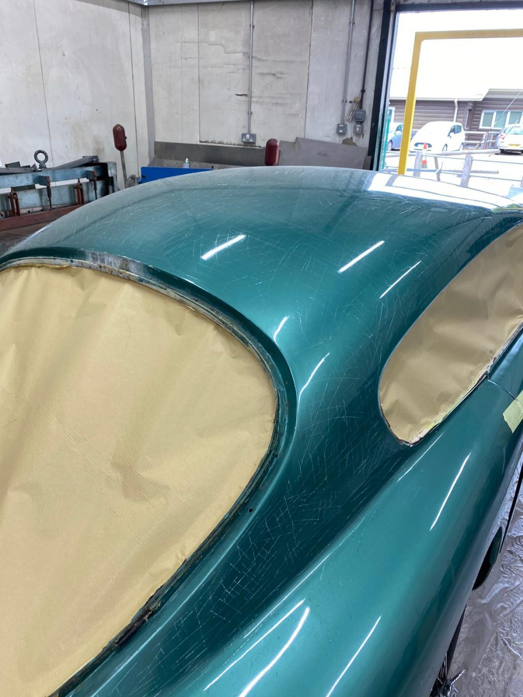 17062021 Aston Martin DB2 stripping paint off 3 1