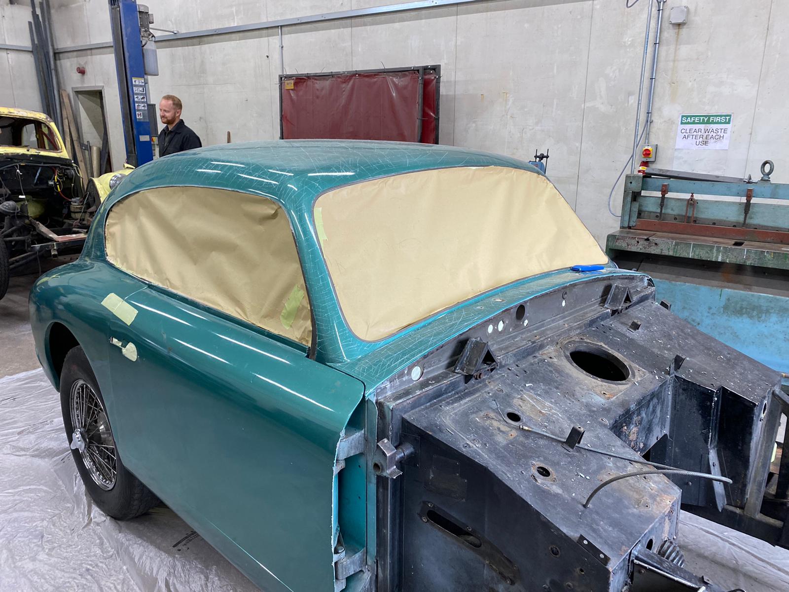 17062021 Aston Martin DB2 stripping paint off 6 1