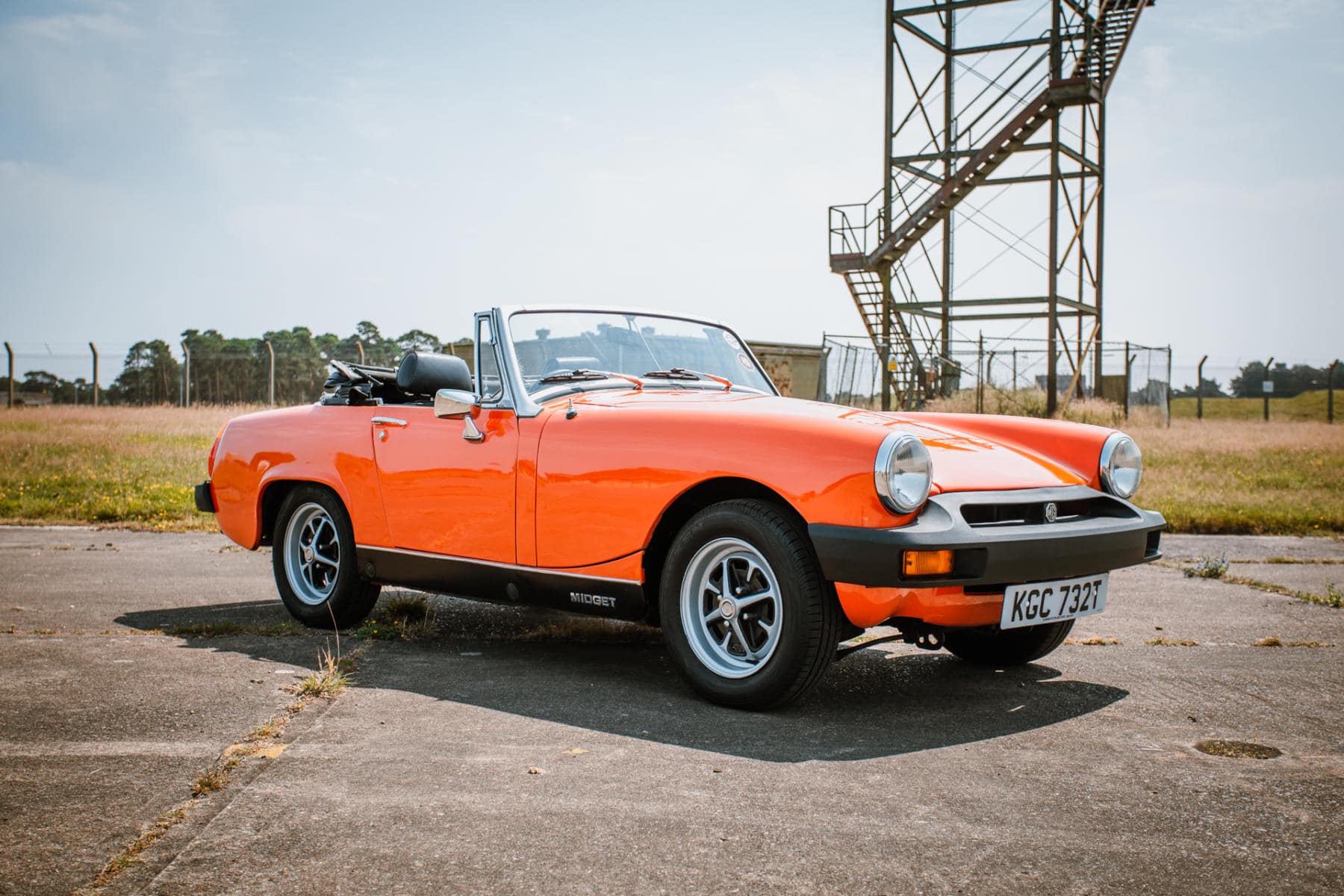 1979 MG Midget Blaze Orange Comp Photos 23