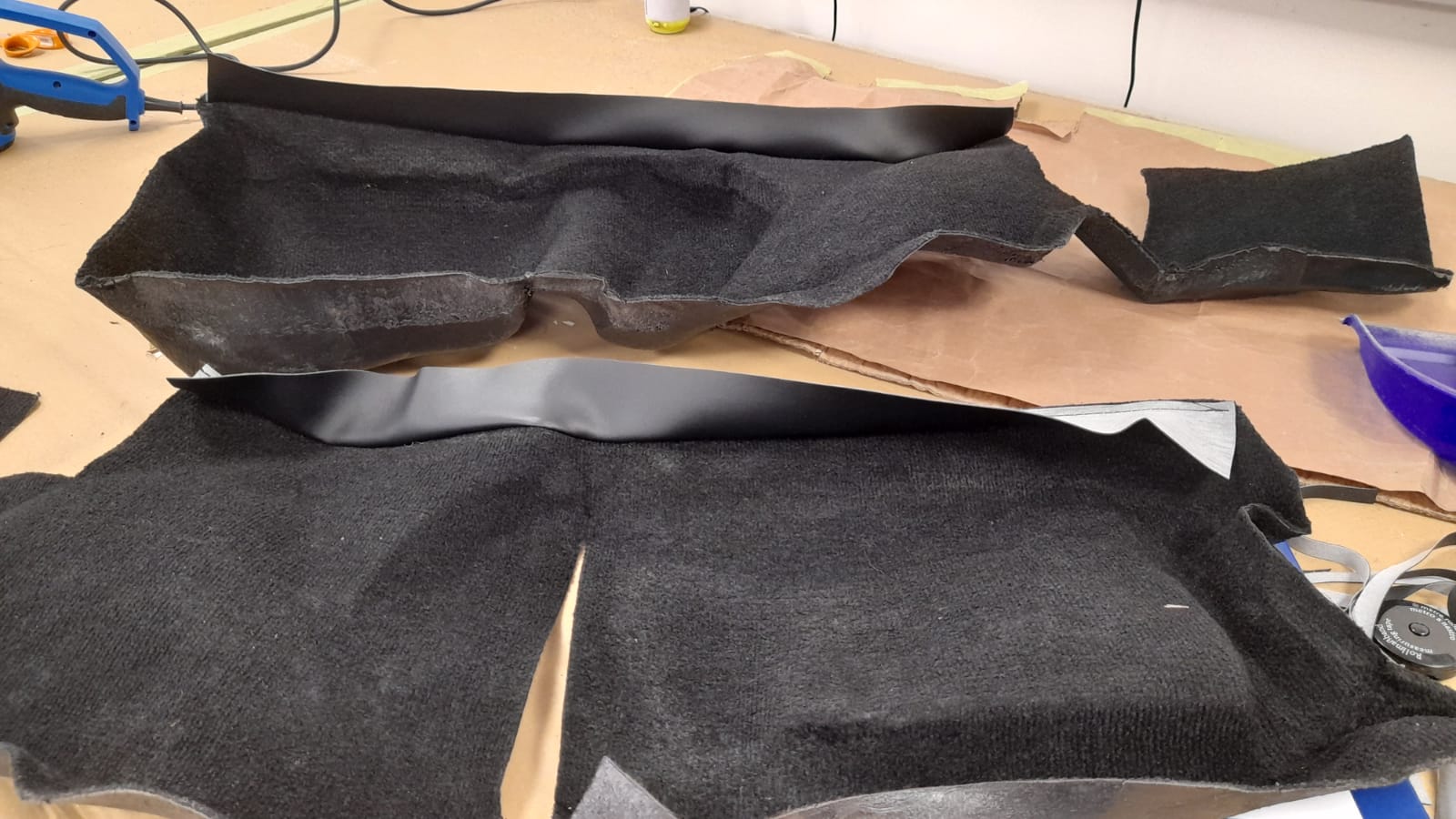 1989 Alfa Romeo Spider carpets finished 3 1