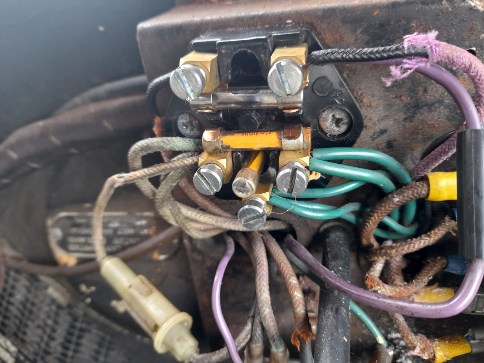 29062021 Jaguar 240 electrical issues was a corroded fuse box 1 1