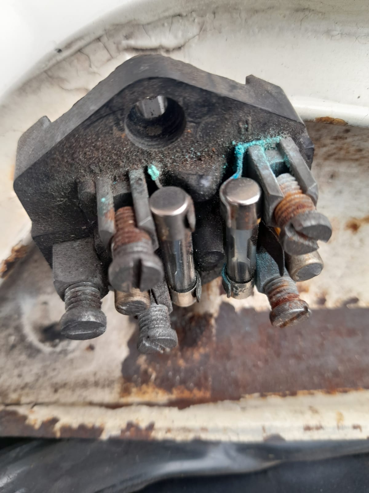 29062021 Jaguar 240 electrical issues was a corroded fuse box 2 1