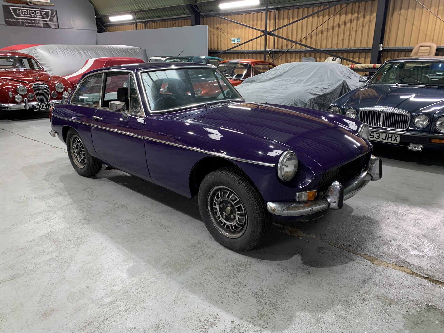 MGB GT V8 arrival 2